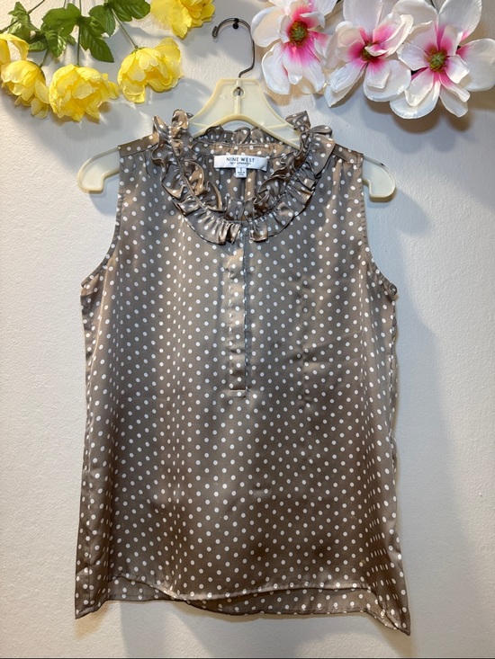 Nine West Other - Nine West de seda – Talla S Sleeveless blouse